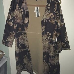 Chelsea & Theodore suede cardigan